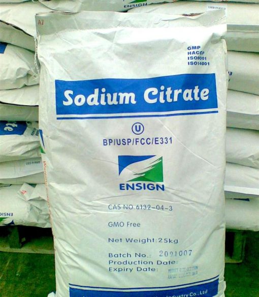 Sodium Citrate phụ gia điều vị